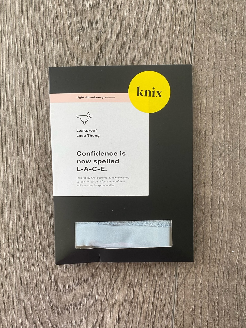 Knix Leakproof Lace Thong (Light Absorbency)